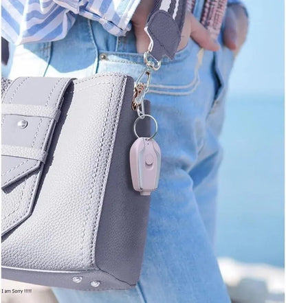 Keychain Power Bank iOS Type-C Black ABS