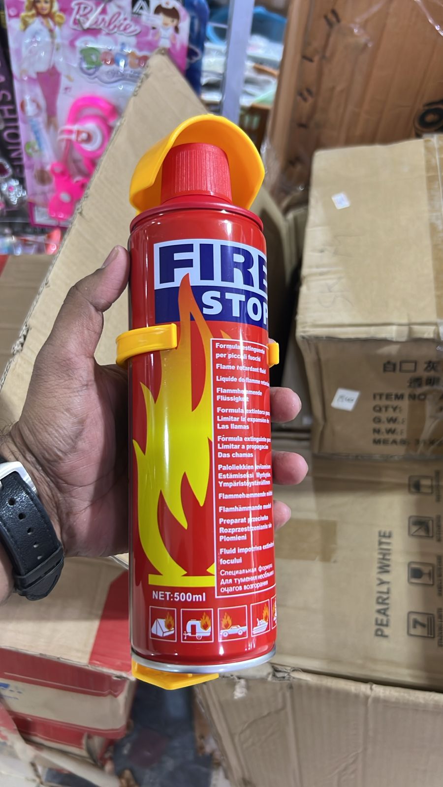 500ml Foam Fire Extinguisher Spray Home Kitchen Car Safety
