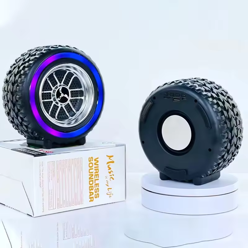 X-502 RGB Wheel Speaker With Subwoofer, USB & BT Playback