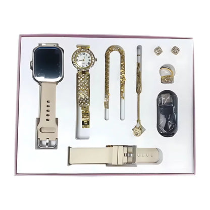 A58 Plus 6-in-1 Smartwatch for Women, Perfect Gift Pink