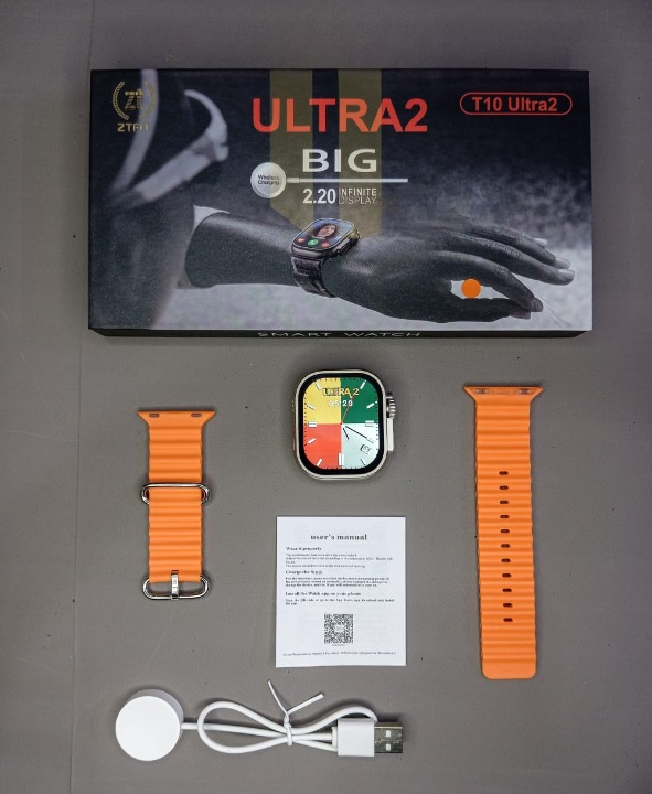 T10 Ultra 2 Smart Watch with Bluetooth Calling & Heart Rate Monitor