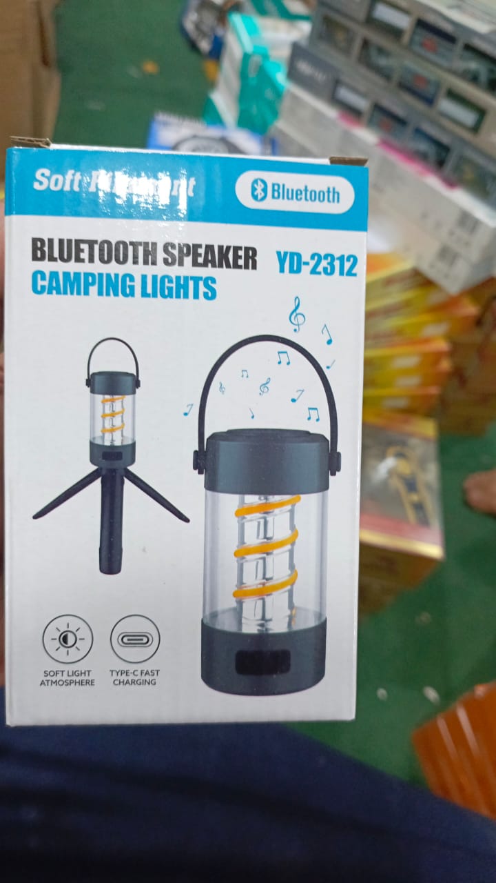 Bluetooth Camping Lantern – Rechargeable LED Light With Wireless Speaker