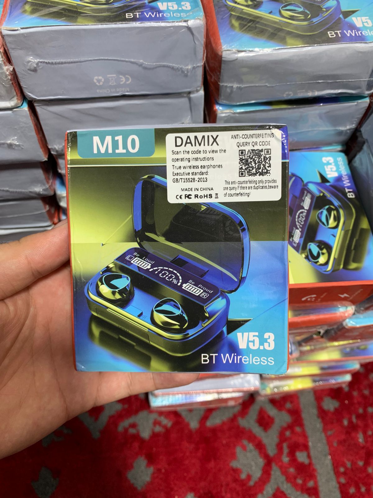 DaMix M10 Wireless Earbuds with LED Display Charging Case