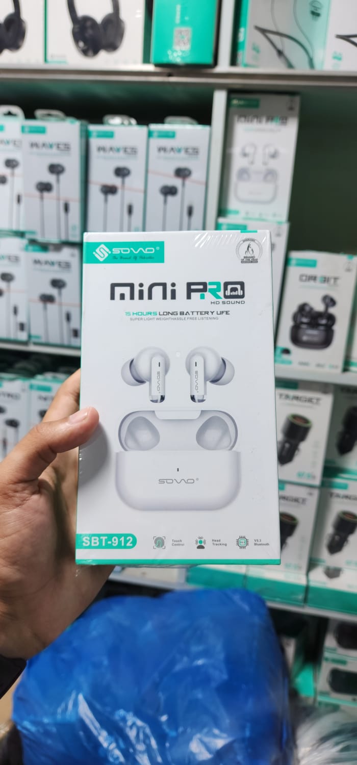 SOVO SBT-912 Mini Pro Wireless Earbuds with Bluetooth V5.3