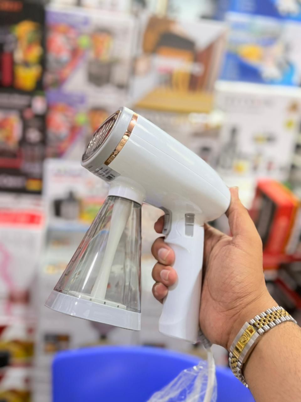 RAF Handheld Garment Steamer Iron 240ML Portable Foldable