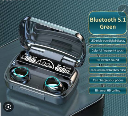 DaMix M10 Wireless Earbuds with LED Display Charging Case