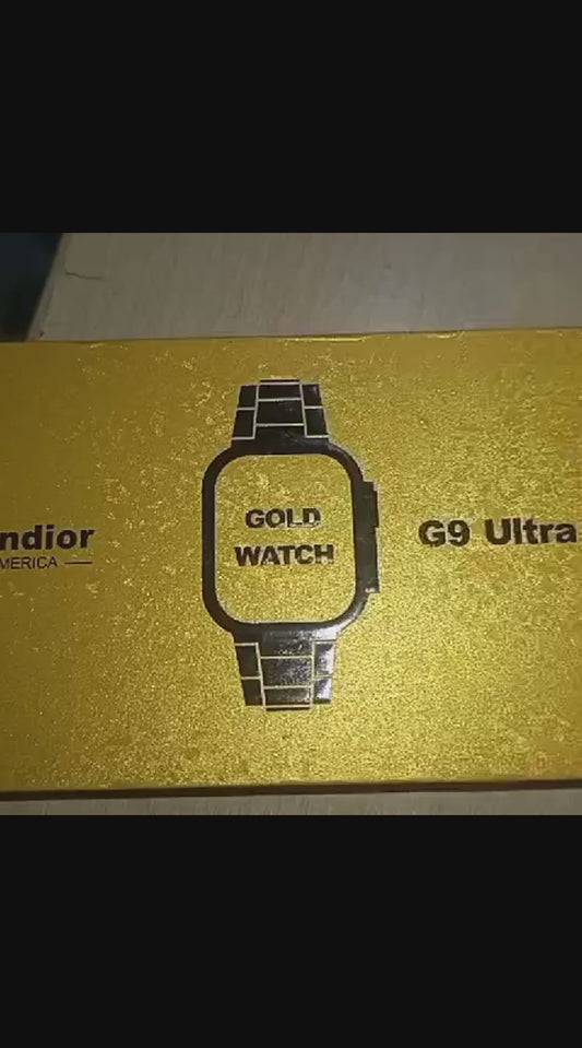 G9 Ultra Pro Gold Edition Smart Watch with Qdfit App