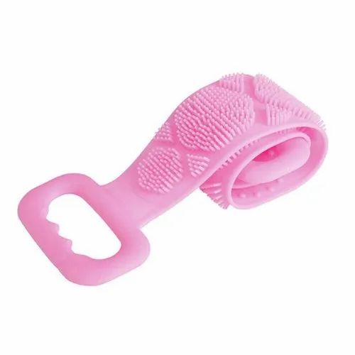 Double Side Bath Towel Scrubber (Random Color)